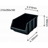 XT LINE Plastový box 210x350x160mm XT LINE Plastový box 210x350x160mm
