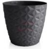 Kvetináč CRYSTAL mat antracit rôzne veľkosti 16cm Kvetináč CRYSTAL mat antracit rôzne veľkosti 16cm
