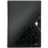 Harmoniková doska, A4, PP, 6 priehradiek, LEITZ Wow, čierna Harmoniková doska, A4, PP, 6 priehradiek, LEITZ Wow, čierna