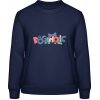 AWDis Sweat Mikina - Psí dizajn s nápisom DOGAHOLIC - Oxfordská modrá - 4XL - Dámske AWDis Sweat Mikina - Psí dizajn s nápisom DOGAHOLIC - Oxfordská modrá - 4XL - Dámske