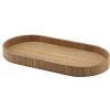 GenWare Servírovací podnos, drevená dyha, oválny, hnedý, dĺžka: 230 mm, šírka: 110 mm GenWare Servírovací podnos, drevená dyha, oválny, hnedý, dĺžka: 230 mm, šírka: 110 mm