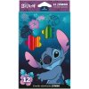 Trojhranné farbičky JUMBO Disney Stitch 12 ks Trojhranné farbičky JUMBO Disney Stitch 12 ks