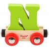 Bigjigs Rail Vagónik drevenej vláčikodráhy - Písmeno N Bigjigs Rail Vagónik drevenej vláčikodráhy - Písmeno N