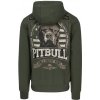 Pitbull West Coast mikina s kapucňou TROUBLEMAKER green Farba: zelená, Veľkosť: XL Pitbull West Coast mikina s kapucňou TROUBLEMAKER green Farba: zelená, Veľkosť: XL