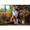 CASTORLAND Puzzle Kočičí meditace ve skleníku 1000 dílků CASTORLAND Puzzle Kočičí meditace ve skleníku 1000 dílků