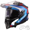 PRILBA so šiltom LS2 MX701 EXPLORER FRONTIER II WHITE BLUE veľ. M karbónová PRILBA so šiltom LS2 MX701 EXPLORER FRONTIER II WHITE BLUE veľ. M karbónová