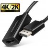 AXAGON RVD-HI20N, DisplayPort -> HDMI 2.0b redukcia / adaptér, 4K/60Hz AXAGON RVD-HI20N, DisplayPort -> HDMI 2.0b redukcia / adaptér, 4K/60Hz
