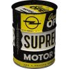 Donga Plechová pokladnicka barel: Opel - Supreme Motor Oil Donga Plechová pokladnicka barel: Opel - Supreme Motor Oil