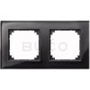 Schneider Electric Merten M-Elegance SKLO 2-rámček Onyx Black Schneider Electric Merten M-Elegance SKLO 2-rámček Onyx Black