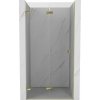 Mexen Lunar-F skladacie sprchové dvere ľavé 50 cm, transparentné, zlaté - 836-050-000-50-00-L Mexen Lunar-F skladacie sprchové dvere ľavé 50 cm, transparentné, zlaté - 836-050-000-50-00-L