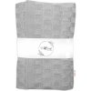 Luxusná bavlnená pletená deka, dečka CUBE, 80 x 100 cm - sivá Baby Nellys Luxusná bavlnená pletená deka, dečka CUBE, 80 x 100 cm - sivá Baby Nellys