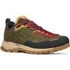Tecnica Sulfur Nbk Ms pánska nízka turistická celokožená obuv dark green red zelená