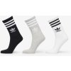 Ponožky adidas Mid Cut Crew Socks 3-Pack White/ Medium Grey Heather/ Black L L Ponožky adidas Mid Cut Crew Socks 3-Pack White/ Medium Grey Heather/ Black L L