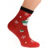 Červené ponožky VIANOCE Červené ponožky VIANOCE