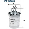 Palivový filter FILTRON PP 986/5 Palivový filter FILTRON PP 986/5