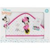 INTERBABY Osuška froté MINNIE BIELO/RUŽOVÁ