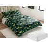 Textilomanie Sada mikroplyšových obliečok YELLOW BUTTERFLY tmavozelené + plachta mikroplyš SOFT 180x200 cm biela, dvojlôžko Textilomanie Sada mikroplyšových obliečok YELLOW BUTTERFLY tmavozelené + plachta mikroplyš SOFT 180x200 cm biela, dvojlôžko
