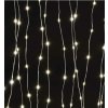 Emos D3EW02 dekoračná reťaz záclona Nano 1,7x1,5m 2,7W 180LED 2700K IP44 teplá biela 8 módov číra