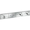 Hansgrohe RainSelect - Termostat pod omietku pre 4 spotrebiče, chróm 15357000 Hansgrohe RainSelect - Termostat pod omietku pre 4 spotrebiče, chróm 15357000