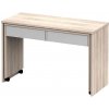 Tempo Kondela Rozkladací PC stôl so šuplíkmi, dub sonoma/biela, VERSAL NEW Tempo Kondela Rozkladací PC stôl so šuplíkmi, dub sonoma/biela, VERSAL NEW