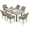 Focus Garden Focus Milano 6+1 záhradná jedálenská súprava, hnedá 002720 Focus Garden Focus Milano 6+1 záhradná jedálenská súprava, hnedá 002720