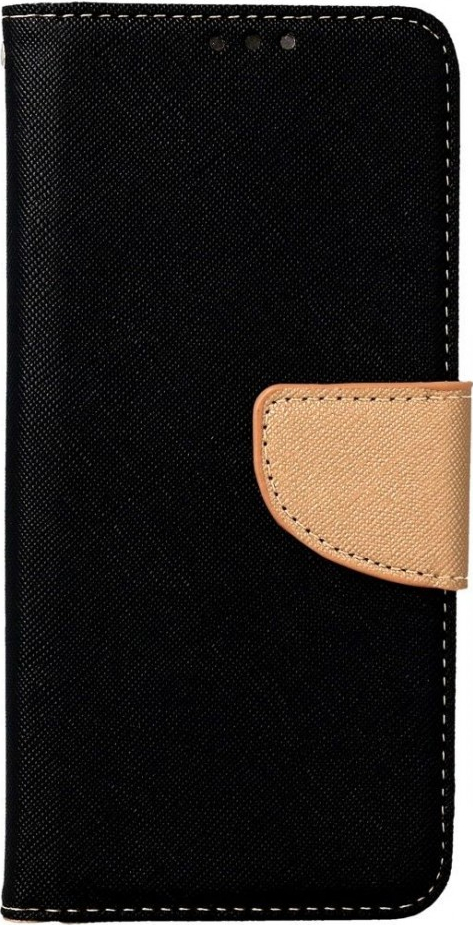 Púzdro TopQ Xiaomi Redmi Note 11 Flipové čierno-zlaté