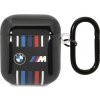 BMW BMW BMA222SWTK AirPods 1/2 kryt čierno/čierny Viacfarebné linky BMW BMW BMA222SWTK AirPods 1/2 kryt čierno/čierny Viacfarebné linky