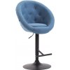 Barová stolička London V2 látka, modrá Barová stolička London V2 látka, modrá