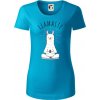 Yoga Llamaste - Dámske tričko z organickej bavlny Origin (GOTS) - 2XL ( Svetlý tyrkys ) Yoga Llamaste - Dámske tričko z organickej bavlny Origin (GOTS) - 2XL ( Svetlý tyrkys )