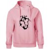 Srdce zdravia - Oversized mikina dámská Moon - kratšia + širšia - L ( Ružová ) Srdce zdravia - Oversized mikina dámská Moon - kratšia + širšia - L ( Ružová )