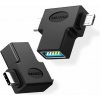 Vention OTG Adapter Black micro USB + USB-C to USB for Android CDIB0 Vention OTG Adapter Black micro USB + USB-C to USB for Android CDIB0