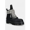 Kožené členkové topánky Rick Owens DRKSHDW x Dr. Martens Quad Sole Steel Toe Boot čierna farba, DM02E6813.9001 Kožené členkové topánky Rick Owens DRKSHDW x Dr. Martens Quad Sole Steel Toe Boot čierna farba, DM02E6813.9001