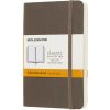 Moleskine Zápisník Classic S A6 Mäkká väzba Hnedý