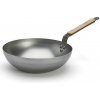 de Buyer Ocelová pánev WOK MINERAL B BOIS 28cm 3,7l de Buyer Ocelová pánev WOK MINERAL B BOIS 28cm 3,7l