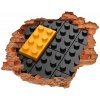 Fototapeta diera na stenu Lego tehly 90x70 cm Fototapeta diera na stenu Lego tehly 90x70 cm