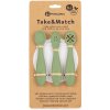 PETITEMARS PETITE&MARS Set 3 ks silikónových tréningových lyžičiek Take&Match Sweet Pea 6m+ PETITEMARS PETITE&MARS Set 3 ks silikónových tréningových lyžičiek Take&Match Sweet Pea 6m+