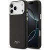Lacoste PU Leather Champs Elysees MagSafe Zadní Kryt pro iPhone 17 Pro Max Black LCHMP17XPCESK