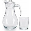 Vivalto Sada sklenic Vivalto Džbán 5 ks Průhledné sklo 4 x (40 cl) / 1 x (1,8 l) Vivalto Sada sklenic Vivalto Džbán 5 ks Průhledné sklo 4 x (40 cl) / 1 x (1,8 l)