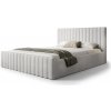 Wilsondo Čalúnená manželská posteľ s úložným priestorom Roso Slim 180x200 - svetlosivá Wilsondo Čalúnená manželská posteľ s úložným priestorom Roso Slim 180x200 - svetlosivá