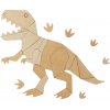 CUTITNOW CUTITNOW Drevená nástenná dekorácia Origami T-rex – dinosaurus do detskej izby CUTITNOW CUTITNOW Drevená nástenná dekorácia Origami T-rex – dinosaurus do detskej izby
