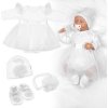 Baby Nellys Luxusná 4D slávnostná sada pre bábätko Girl - biela, 56 (1-2m) Baby Nellys Luxusná 4D slávnostná sada pre bábätko Girl - biela, 56 (1-2m)