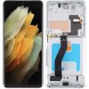 LCD Displej pre Samsung Galaxy S21 Ultra 5G SM-G998B OLED Rám Strieborný LCD Displej pre Samsung Galaxy S21 Ultra 5G SM-G998B OLED Rám Strieborný