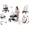 Smoby Set trojkombinácia Puschair Sandy Maxi Cosi&Quinny s jedálenskou stoličkou hojdačkou a autosedačkou
