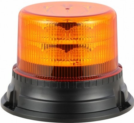 KAMAR LED výstražný maják 20W, 24xLED, R65, R10, uchytenie skrutkami, 12/24V, oranžové, IP67 [ALR0038-4]