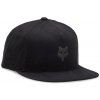 FOX šiltovka Head Snapback Hat Black Charcoal 324 FOX šiltovka Head Snapback Hat Black Charcoal 324