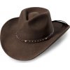 Stars & Stripes Klobúk westernový Reno Stars & Stripes, hnedý Obvod hlavy: S Stars & Stripes Klobúk westernový Reno Stars & Stripes, hnedý Obvod hlavy: S