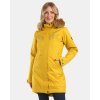 KILPI PERU-W Zlatý dámsky zimný kabát - 38 KILPI PERU-W Zlatý dámsky zimný kabát - 38