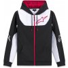 ALPINESTARS mikina SESSIONS 3 HOODIE čierna/biela/červená - 2XL ALPINESTARS mikina SESSIONS 3 HOODIE čierna/biela/červená - 2XL
