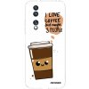 Picasee silikónový prehľadný obal pre Honor 70 - Cute coffee Picasee silikónový prehľadný obal pre Honor 70 - Cute coffee