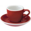 Loveramics Egg - Espresso 80 ml - šálka s podšálkou červená Loveramics Egg - Espresso 80 ml - šálka s podšálkou červená
